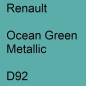 Preview: Renault, Ocean Green Metallic, D92.